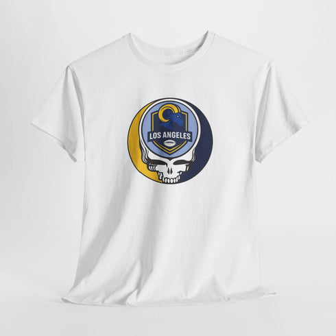 Grateful Dead - Los Angeles Rams Grateful Dead Steal Your Face T-Shirt - NFL - StealieShop